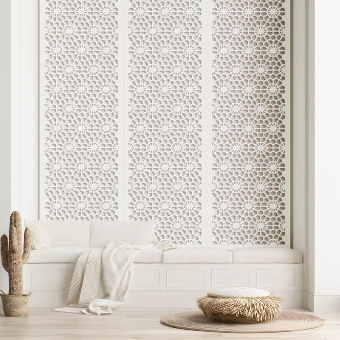 Matériel: Mousse PVC, Blanc, 3MM, 30X94 po